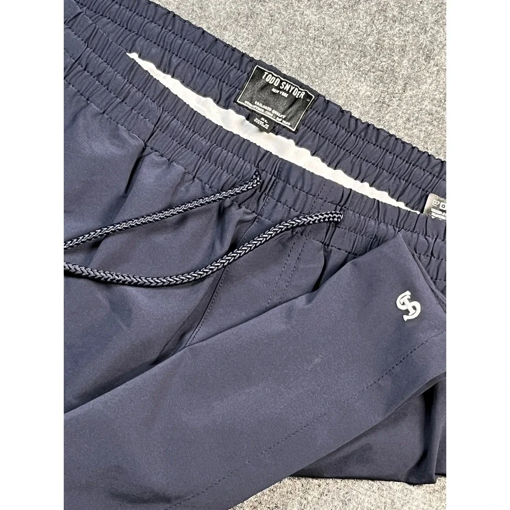 Todd Snyder New‎ York Men XLClassic Navy Solid Weekend Swim Shorts